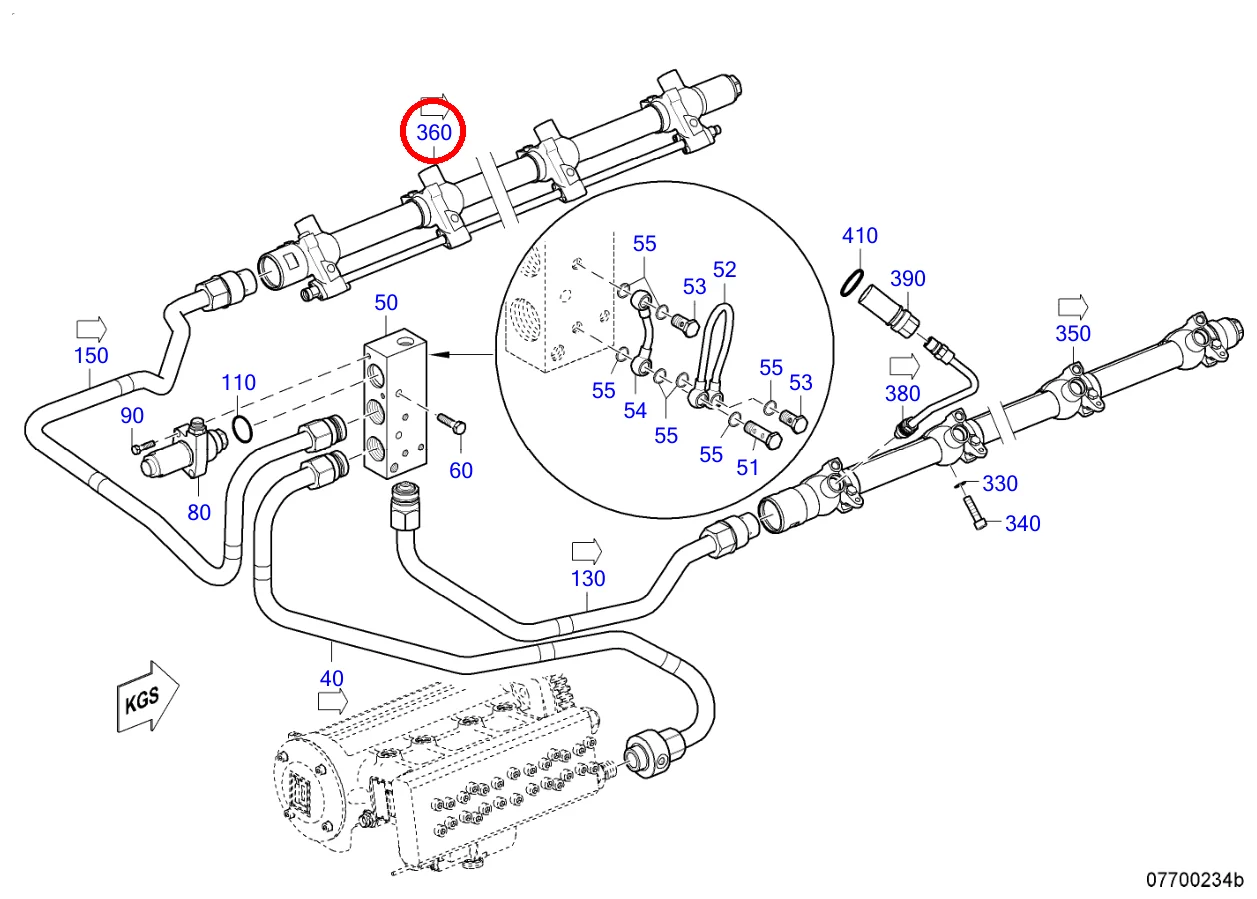 HP ACCUMULATOR DOUBLE-WALLED, RI SHRINKABLE HOSE