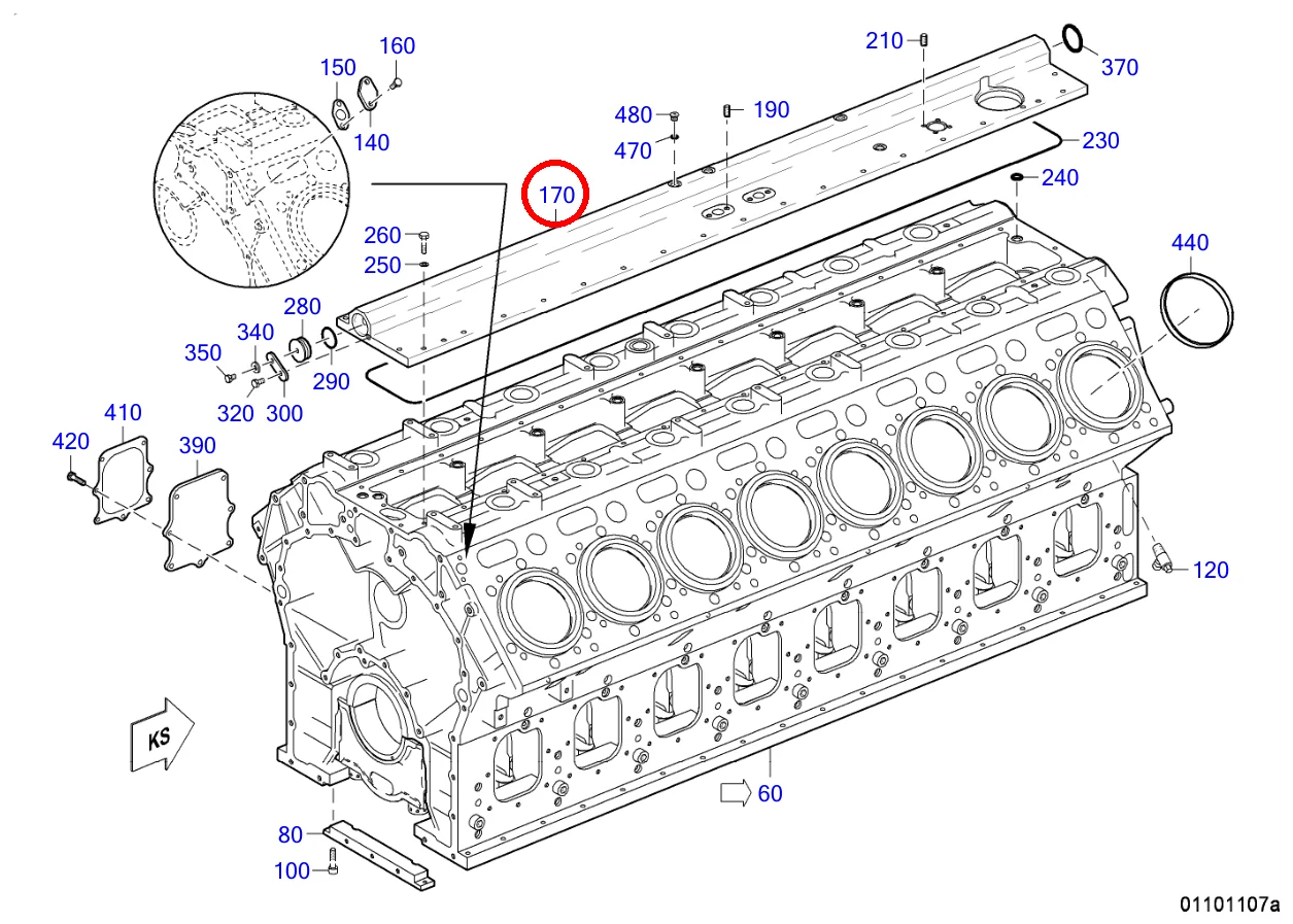 COVER FOR CAMSHAFT CHAMBE