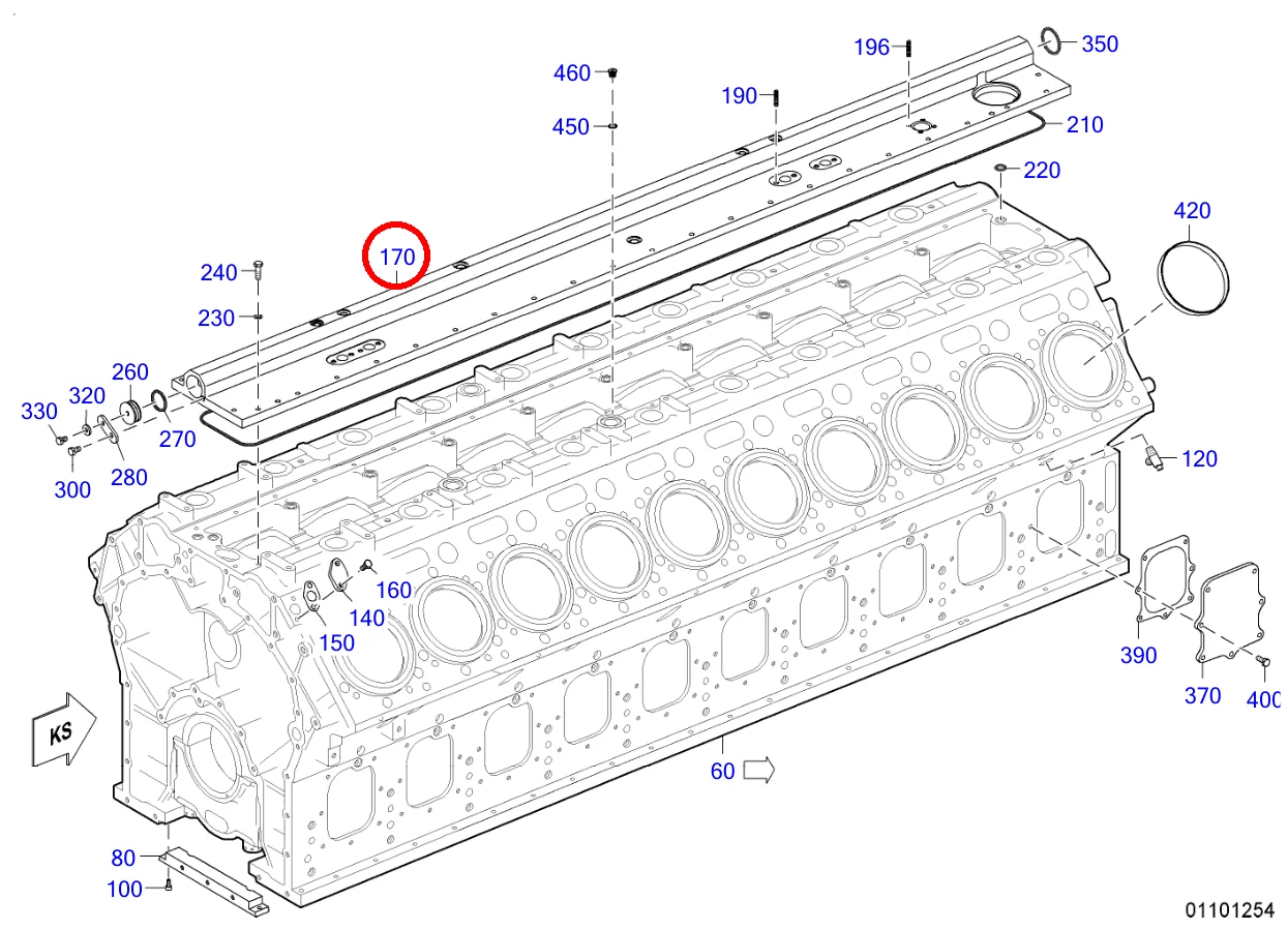 COVER FOR CAMSHAFT CHAMBE