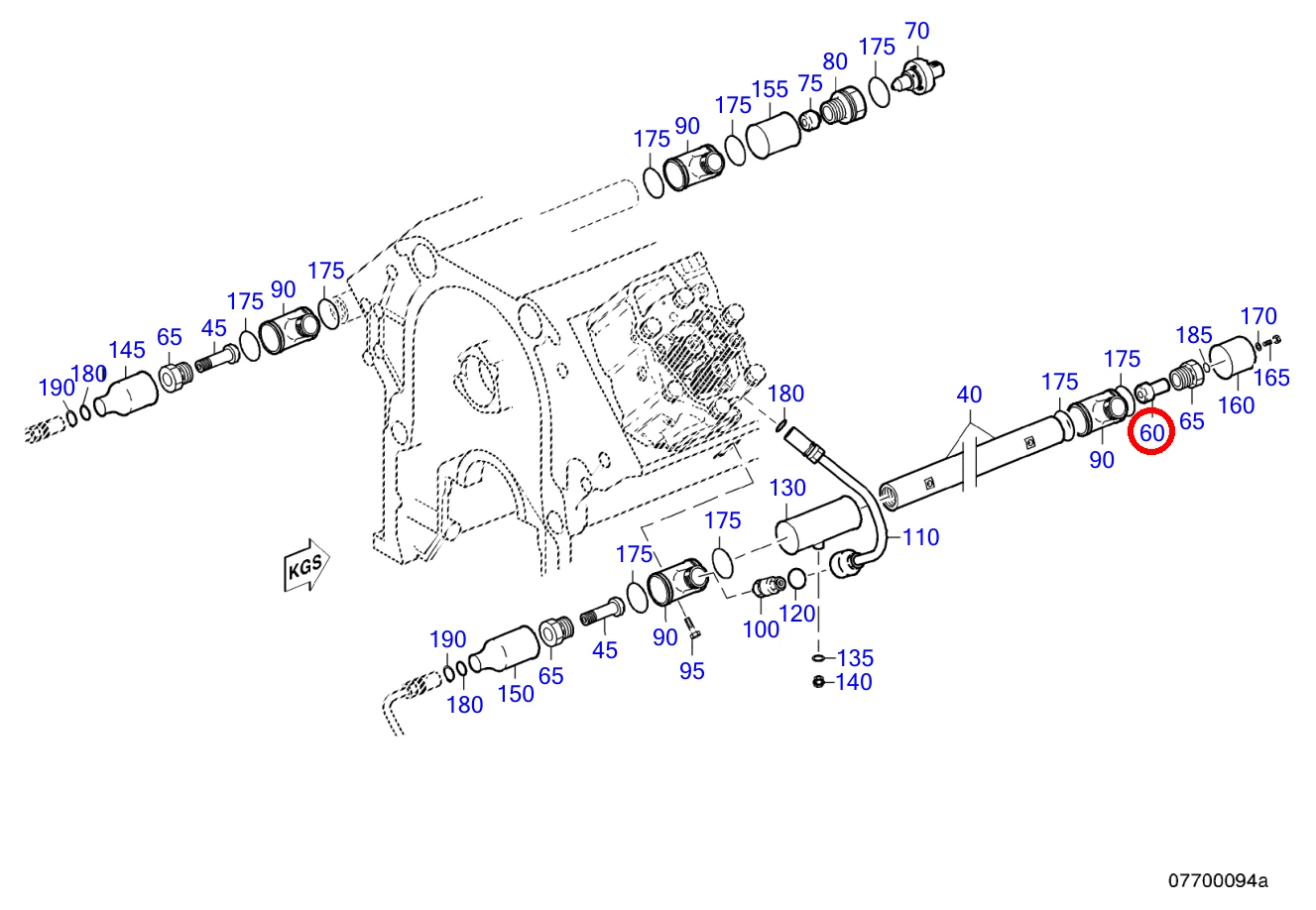 CONN FUEL RAIL REAR - Image 2