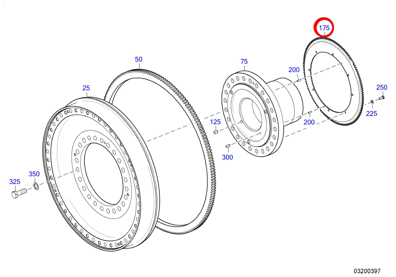 WHEEL MDEC TRS METERING CRANKSHAFT - Image 2