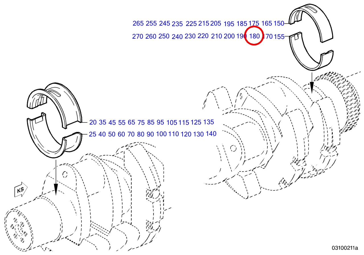 CRANKSHAFT BEARING - Image 4