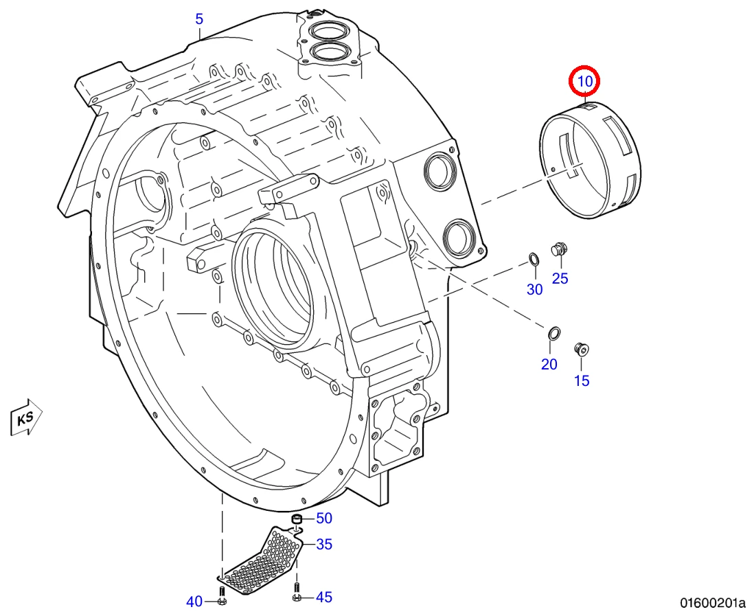 CRANKSHAFT BEARING DRIVING END (KS) - Image 6
