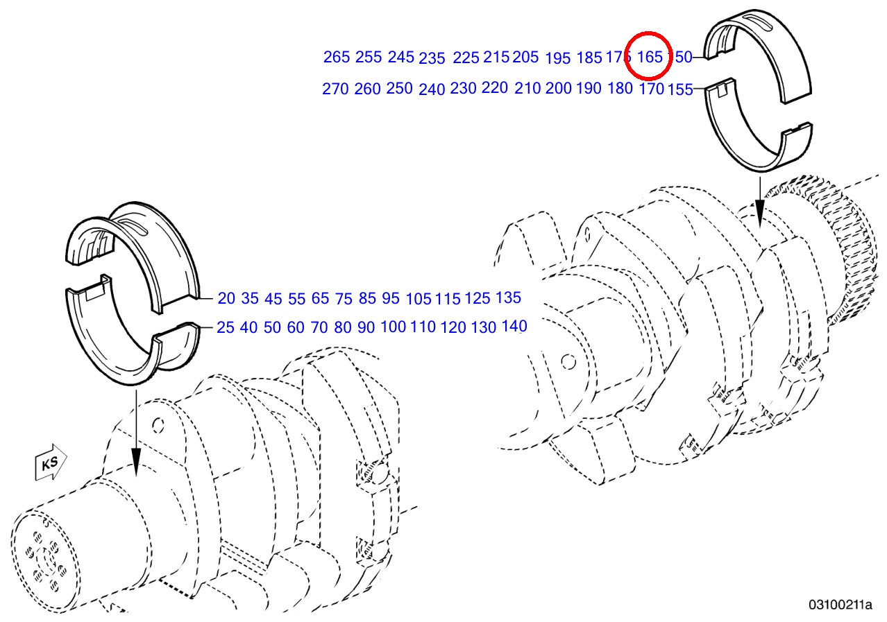 CRANKSHAFT BEARING SIZE 0-1 - Image 5