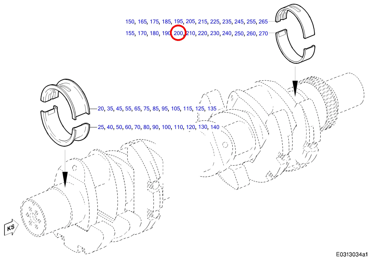 CRANKSHAFT BEARING SIZE 1-0 - Image 6