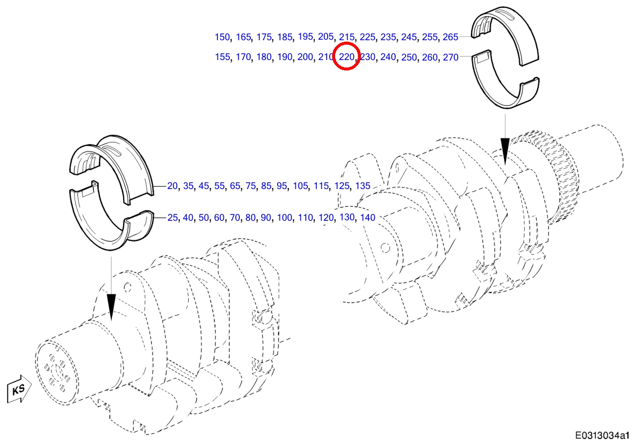 CRANKSHAFT BEARING - Image 7