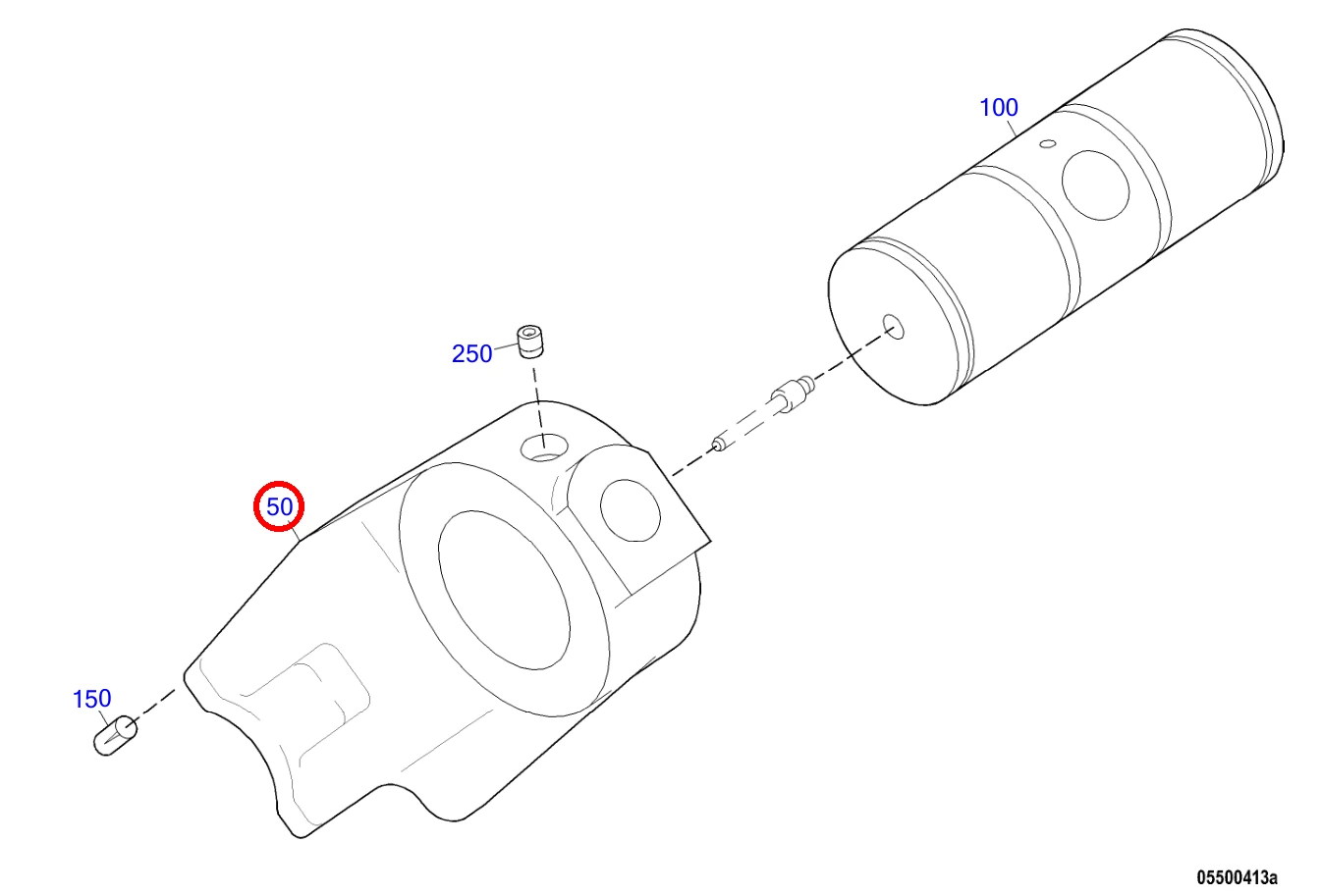 ROCKER SHAFT SUPPORT - Image 2