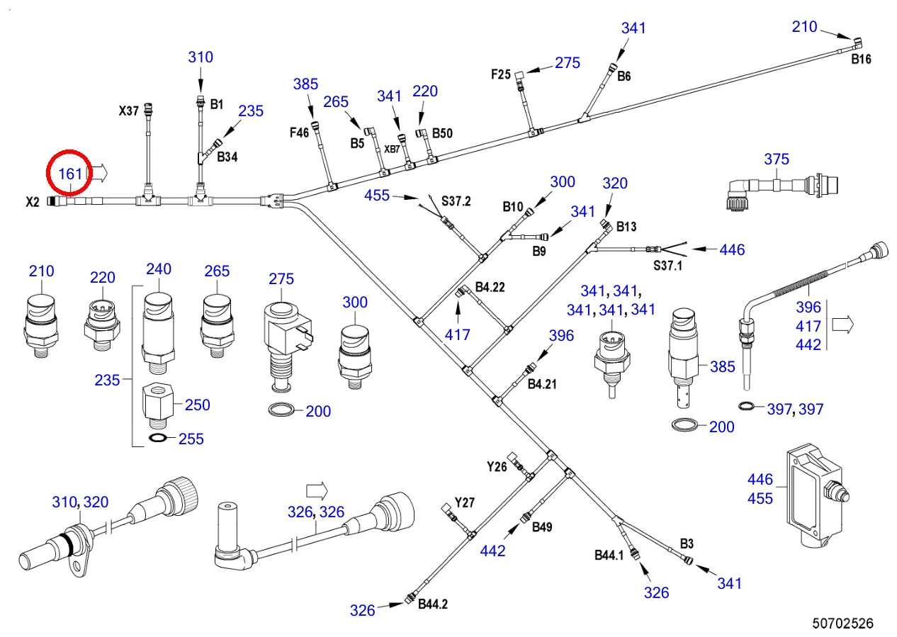 WIRING HARNESS FOR ON-ENGINE SENSO - Image 2