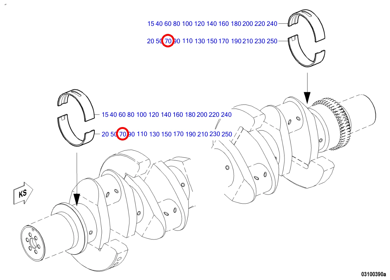 CRANKSHAFT BEARING - Image 8