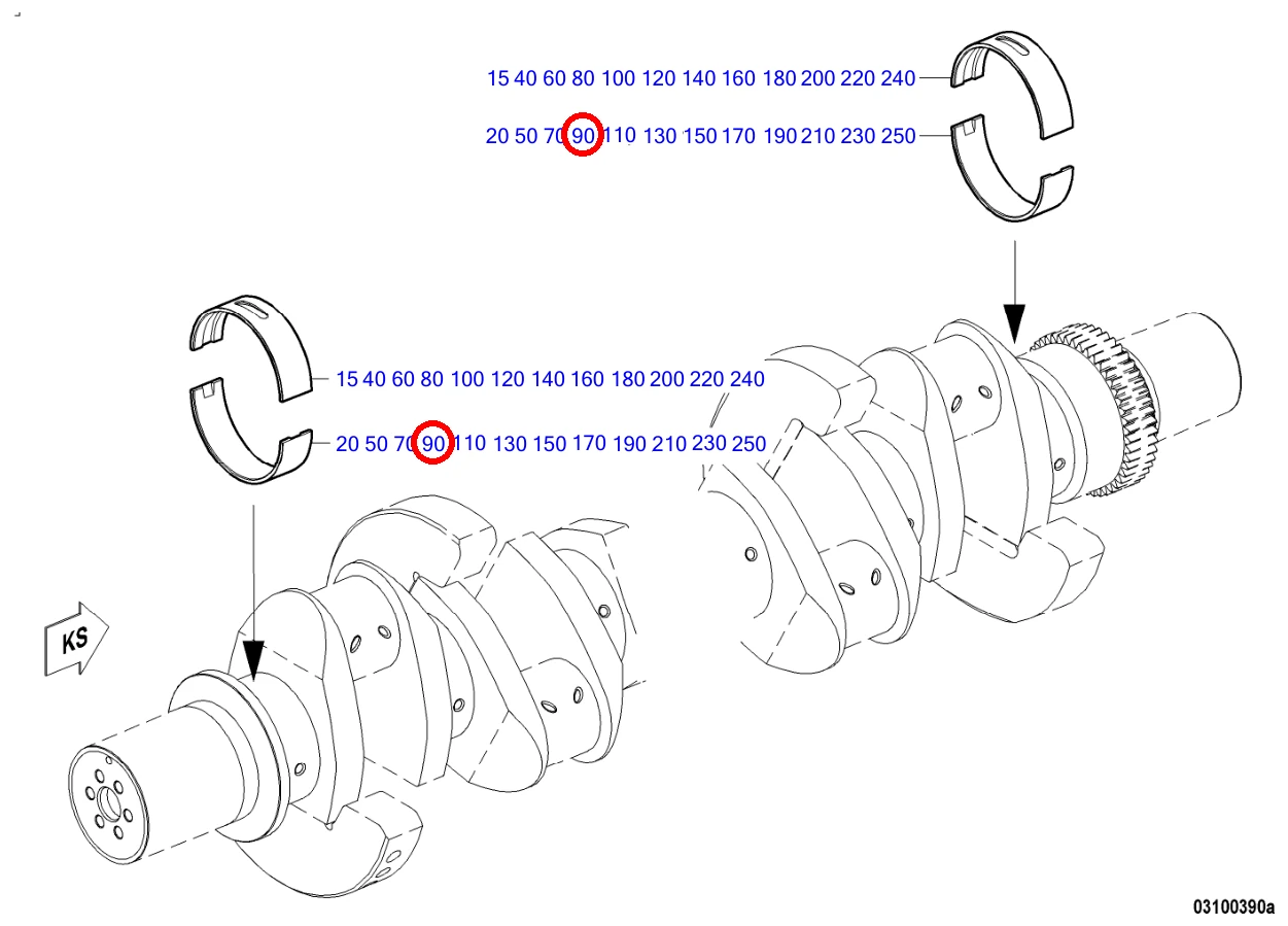 CRANKSHAFT BEARING - Image 10