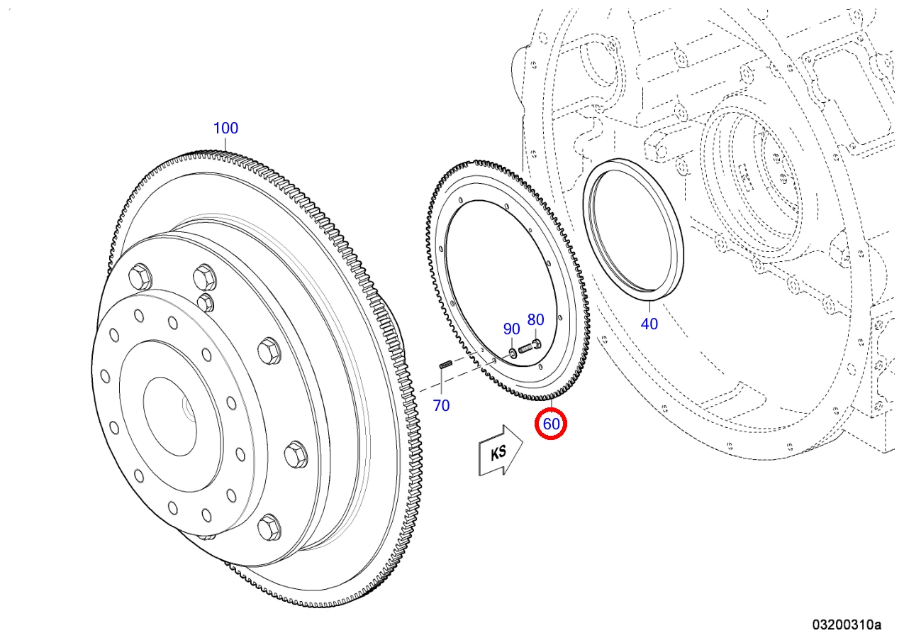 WHEEL MDEC TRS METERING CRANKSHAFT - Image 10