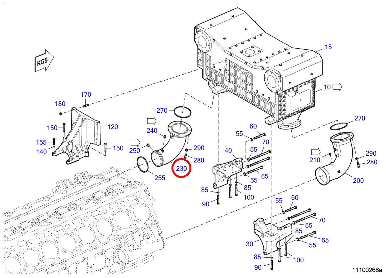 ELBOW F/INTERCOOLER, RIGH - Image 9