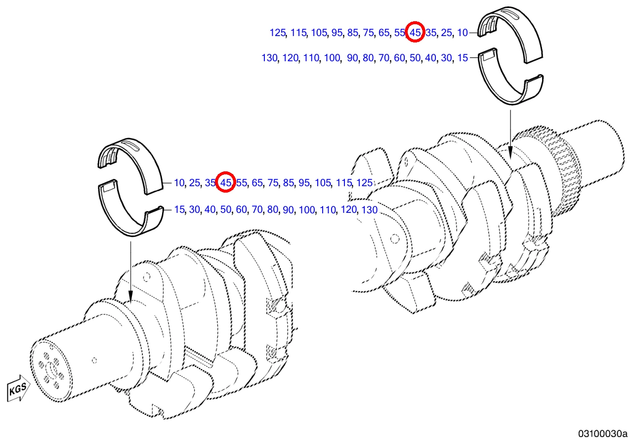 CRANKSHAFT BEARING SIZE 0-3 - Image 7