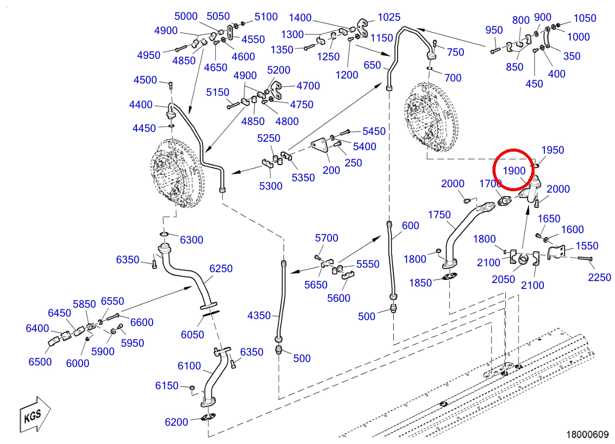 OIL RETURN LINE F/TURBO OIL SUPPLY - Image 4
