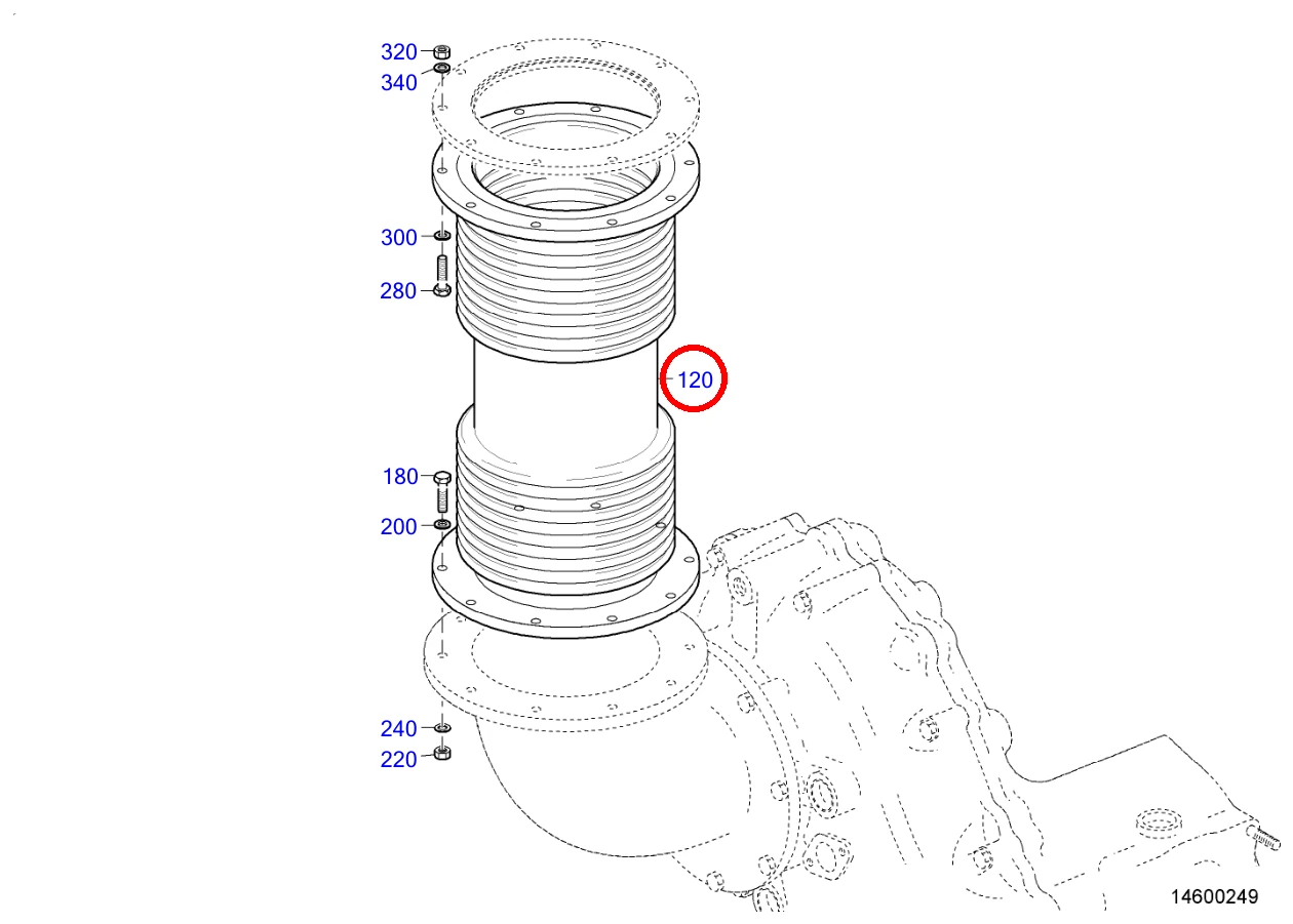 EXHAUST PIPE BELLOWS - Image 2